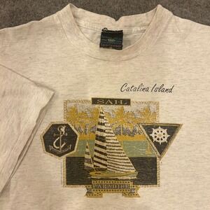 Vintage Robert Allan Sportswear Catalina Island Single Stitch T Shirt Adult 2XL